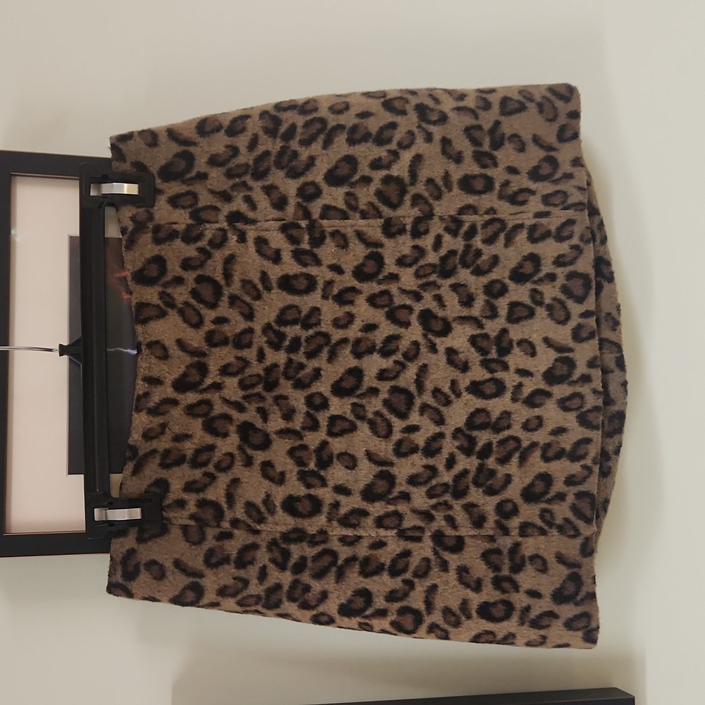 Topshop Leopard Miniskirt